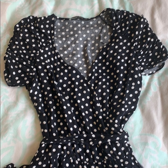 Polka dot retro romper dress jumper - Picture 5 of 8